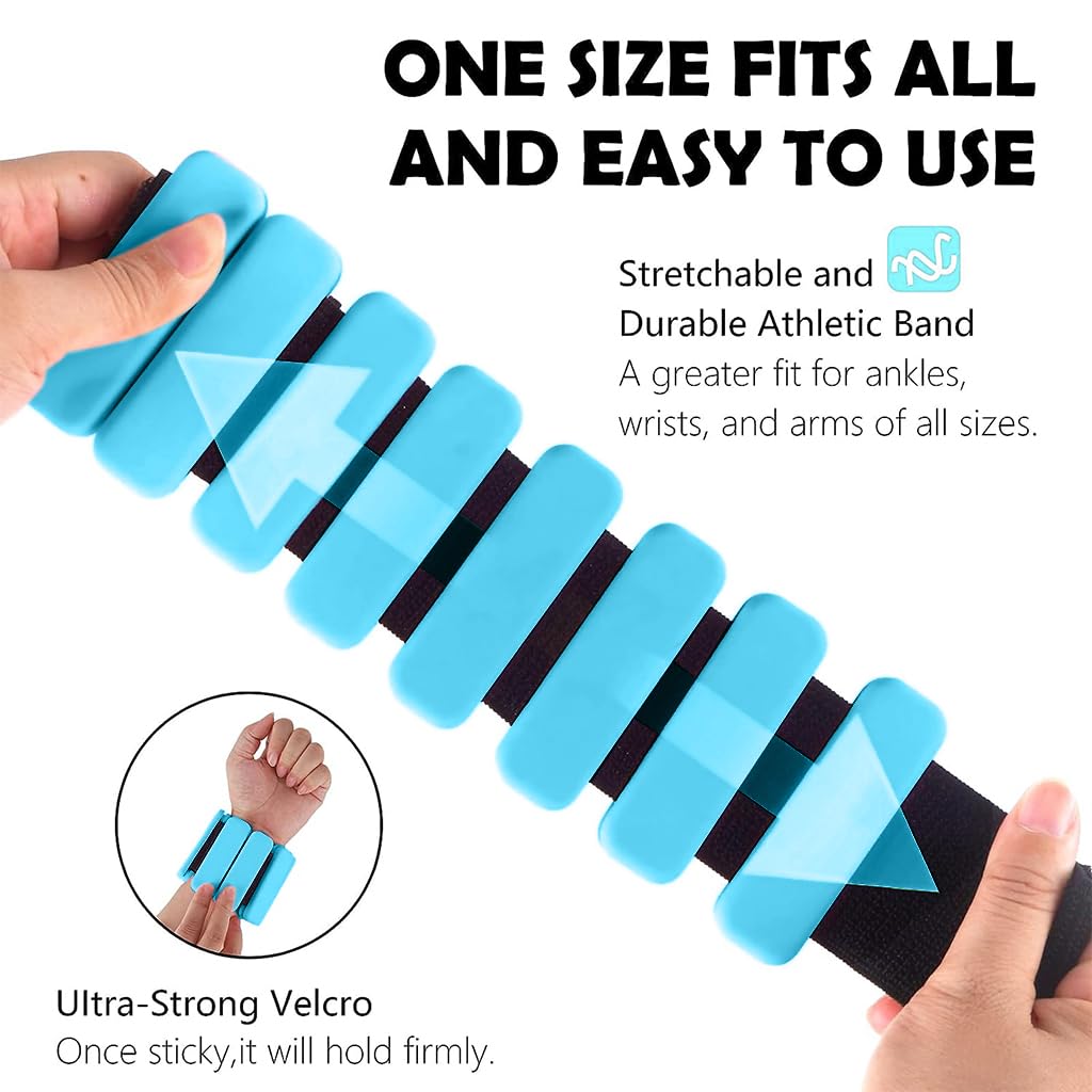 Optifit 2 Pack Weight bangles Wrist & Ankle Weights Set, Wrist Wrap Gym Accessories, Adjustable Ankle Weights or Wrist Straps for Dance, Exercise, Walking, Jogging, Gymnastics, Yoga, Cardio Optifit 2 Pack Weight bangles Wrist & Ankle Weights Set, Wrist Wrap Gym Accessories, Adjustable Ankle Weights or Wrist Straps for Dance, Exercise, Walking, Jogging, Gymnastics, Yoga, Cardio